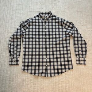 Peter Millar Men's Plaid Shirt - White and Navy